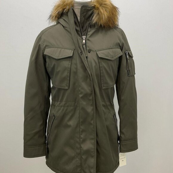 S13 Faux Fur Sherpa Field Hooded Parka Size XS New With Tags - Picture 1 of 11